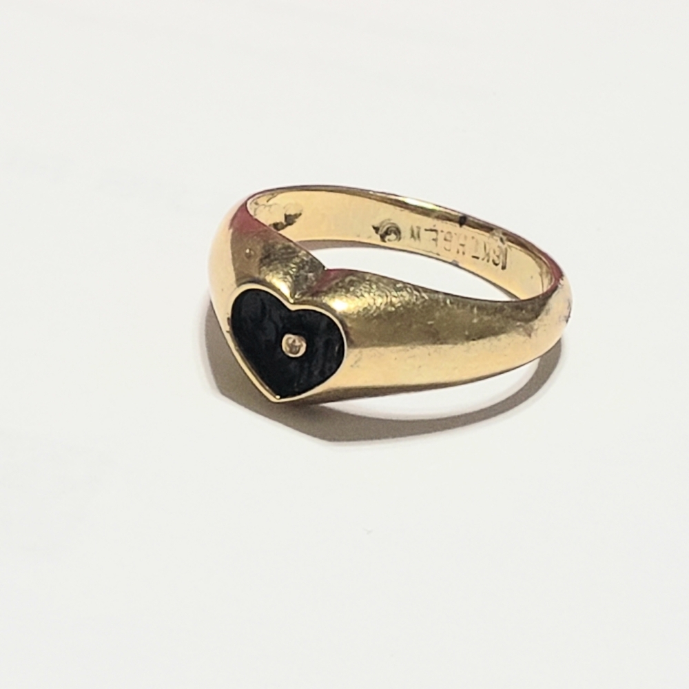 18K gold filled ring - size 6